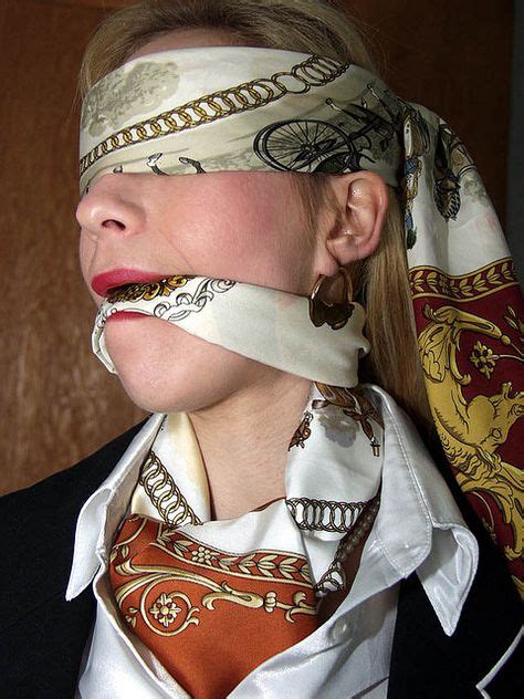 Download Woman Wearing Silk Scarf stock photos. . Scarf bondage